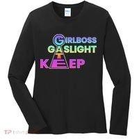 That Go Hard Girlboss Gaslight Gatekeep Trending Women's Long Sleeve Shirt thumb 0