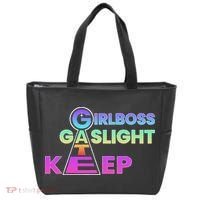 That Go Hard Girlboss Gaslight Gatekeep Trending Tote Bag thumb 0