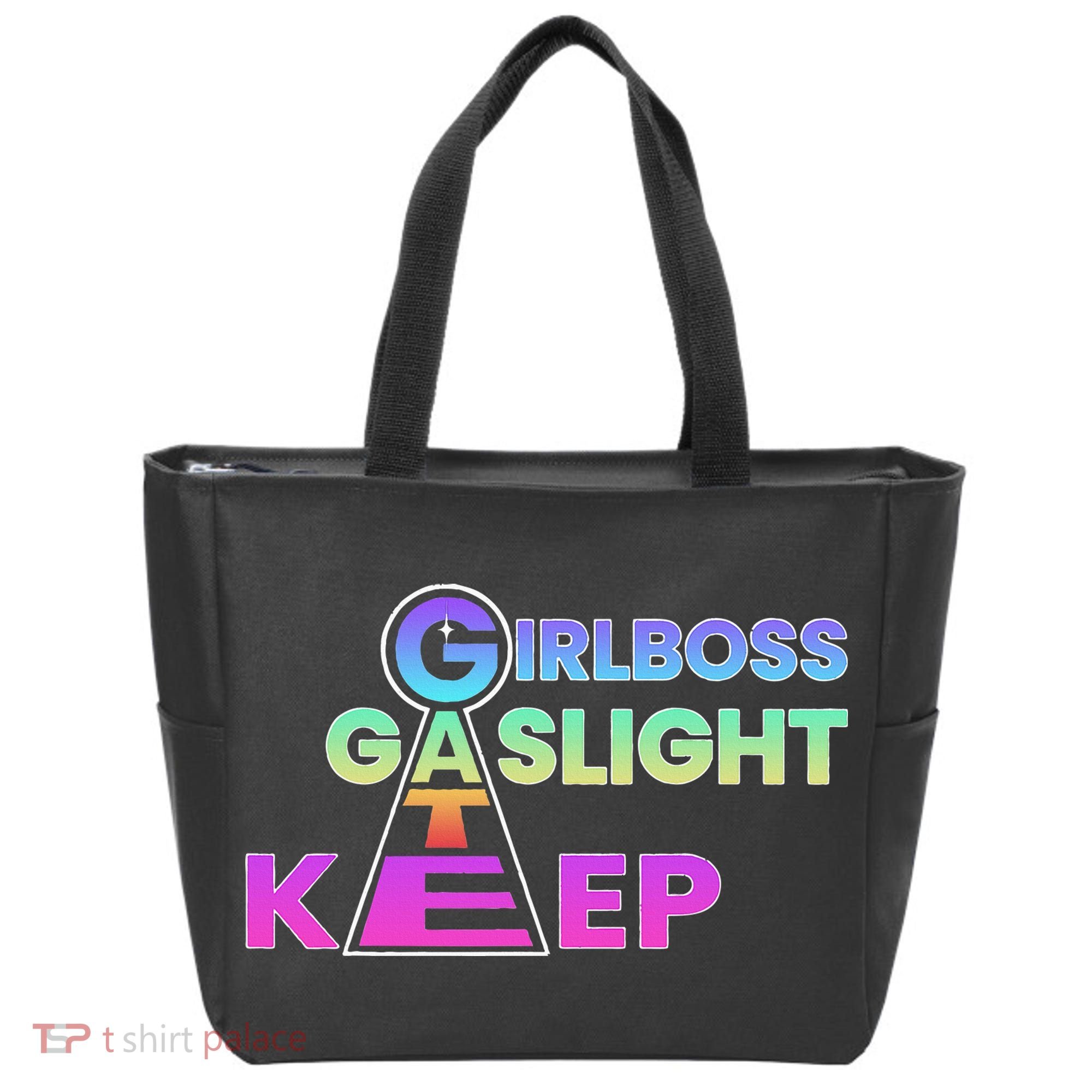 That Go Hard Girlboss Gaslight Gatekeep Trending Tote Bag