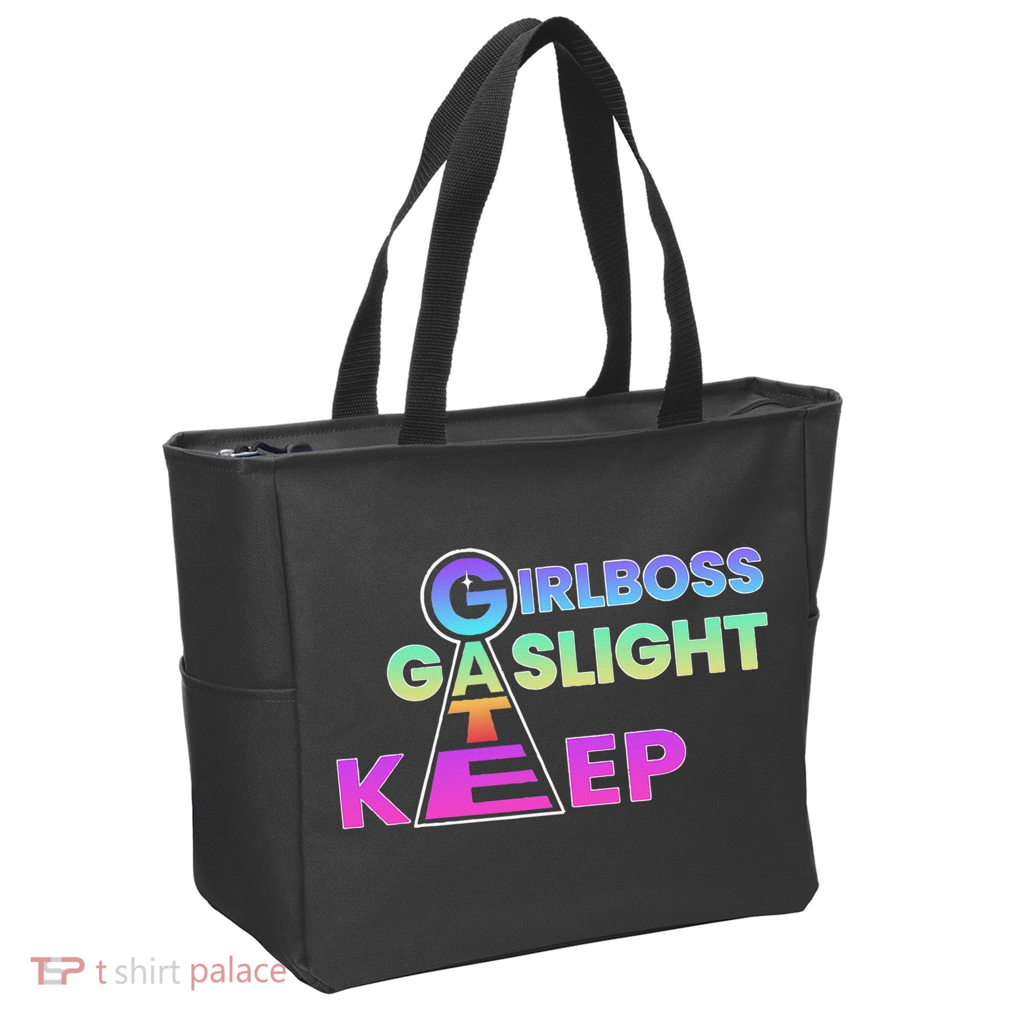 That Go Hard Girlboss Gaslight Gatekeep Trending Tote Bag
