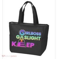 That Go Hard Girlboss Gaslight Gatekeep Trending Tote Bag thumb 3