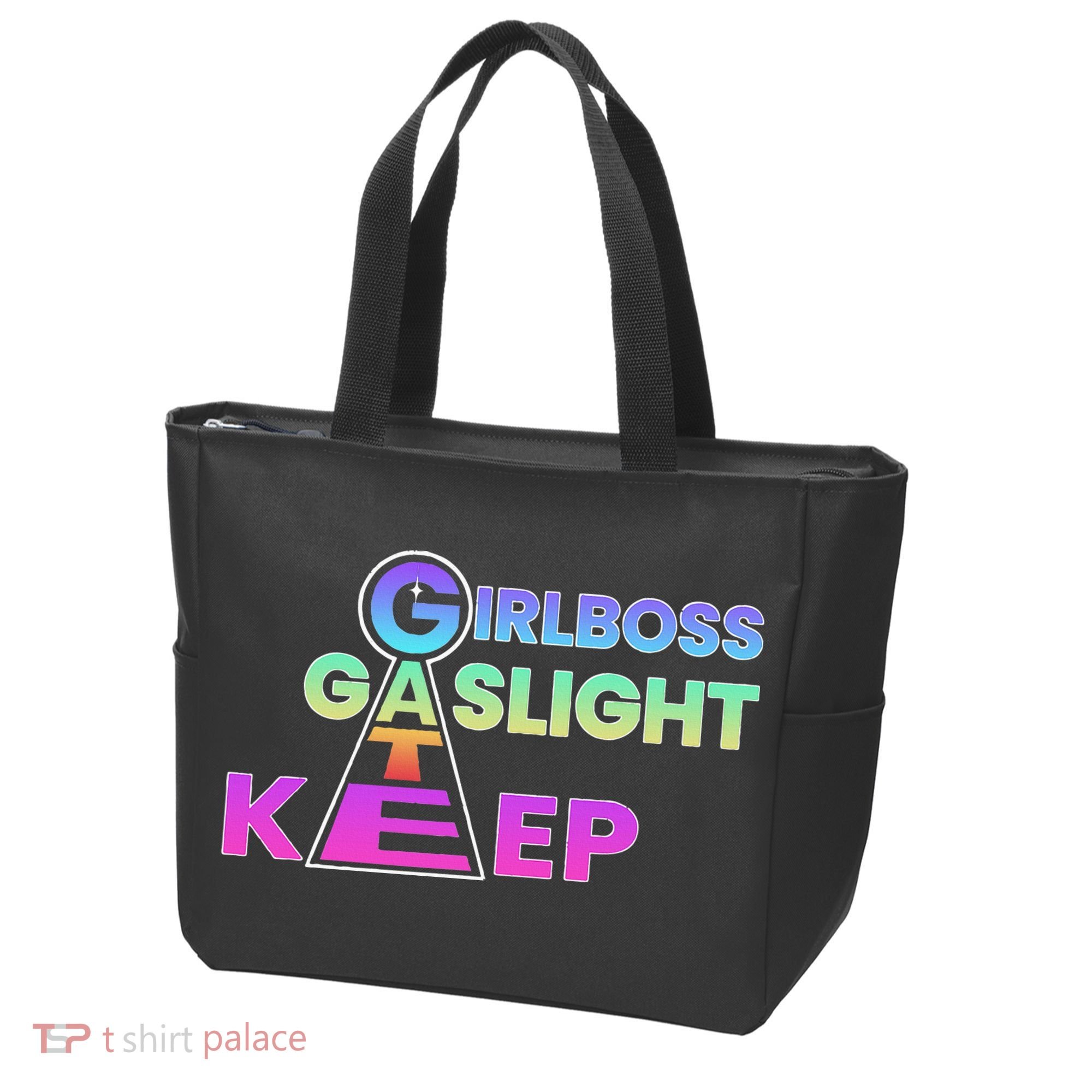 That Go Hard Girlboss Gaslight Gatekeep Trending Tote Bag