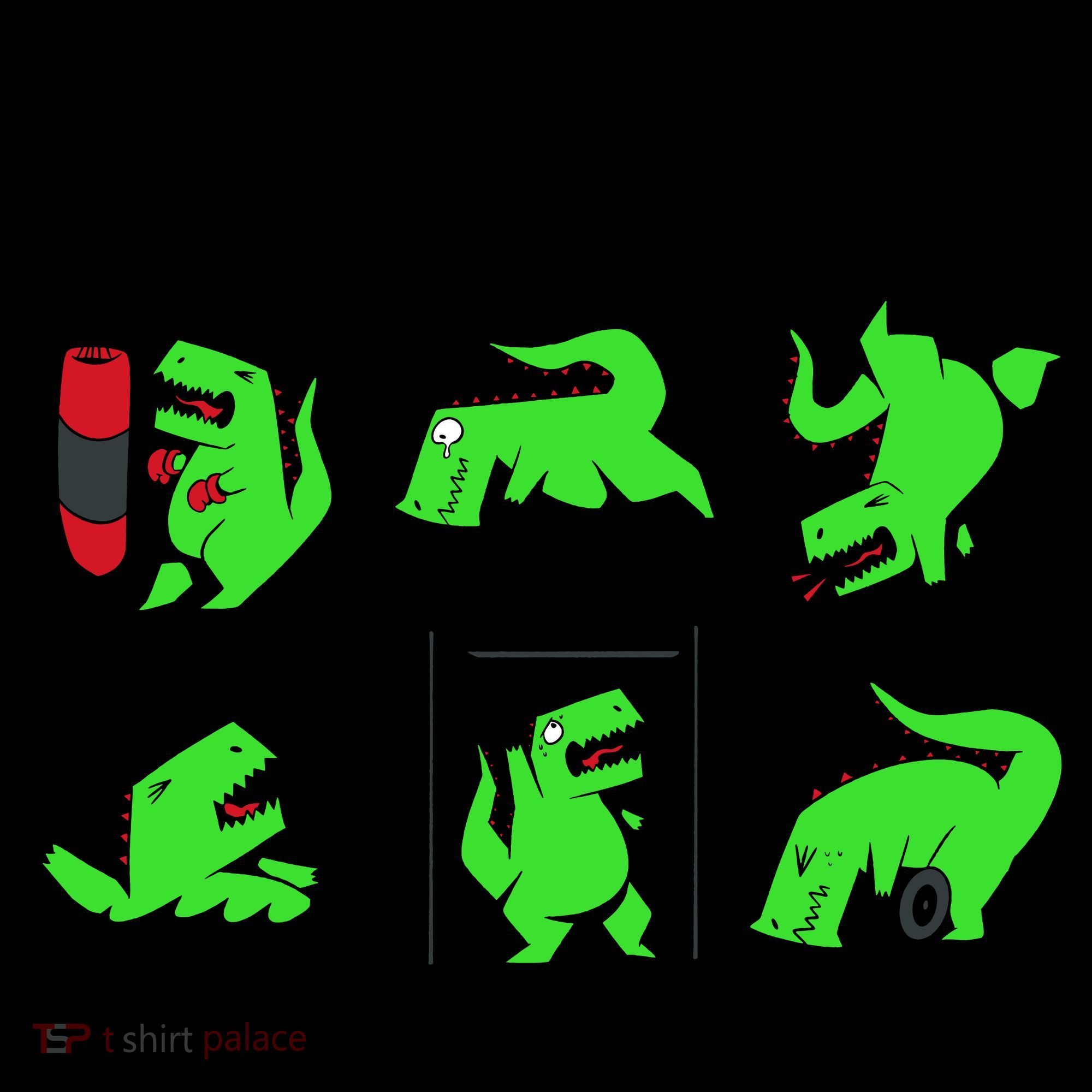 TRex Gym Hating Dinosaur Coffee Mug