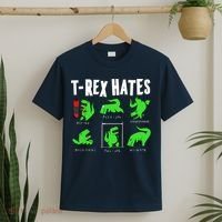 TRex Gym Hating Dinosaur T-Shirt thumb 2
