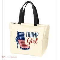 Trump Girl High Heel With Flag Tote Bag thumb 3