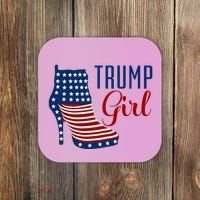 Trump Girl High Heel With Flag Coaster thumb 0