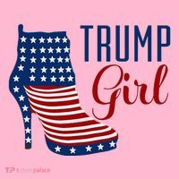 Trump Girl High Heel With Flag Coaster thumb 2