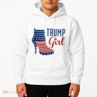 Trump Girl High Heel With Flag Hoodie thumb 2