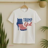 Trump Girl High Heel With Flag T-Shirt thumb 2