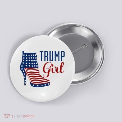 Trump Girl High Heel With Flag Button