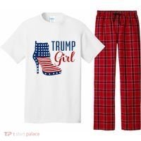 Trump Girl High Heel With Flag Pajama Set thumb 0