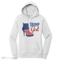 Trump Girl High Heel With Flag Women's Hoodie thumb 0