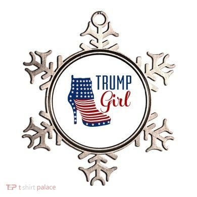 Trump Girl High Heel With Flag Ornament