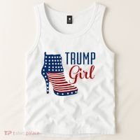 Trump Girl High Heel With Flag Tank Top thumb 2