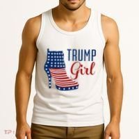 Trump Girl High Heel With Flag Tank Top thumb 3