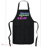 That Go Hard Girlboss Gaslight Gatekeep Trending Apron thumb 0