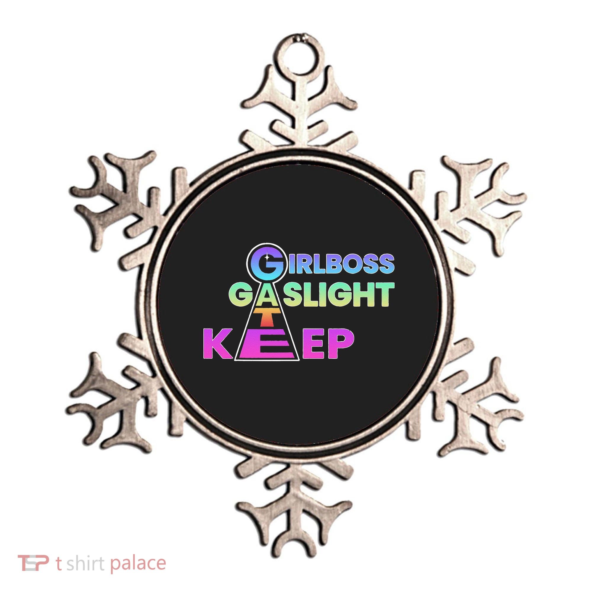 That Go Hard Girlboss Gaslight Gatekeep Trending Ornament