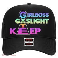 That Go Hard Girlboss Gaslight Gatekeep Trending Hat thumb 0