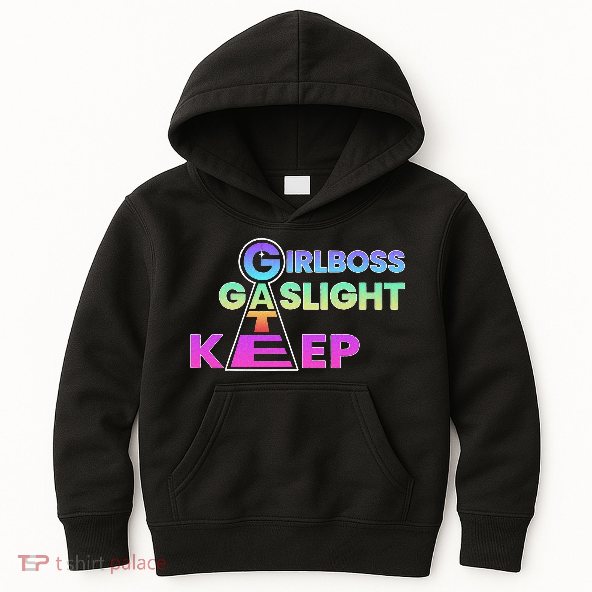 That Go Hard Girlboss Gaslight Gatekeep Trending Kids Hoodie