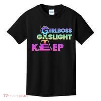 That Go Hard Girlboss Gaslight Gatekeep Trending Kids T-Shirt thumb 0