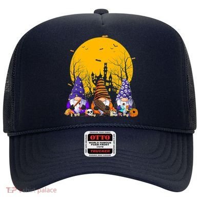 Three Gnomes Happy Halloween Fall Candy Corn Pumpkin Hat