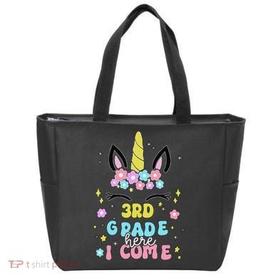 Third Grade Here I Come Unicorn Back To School Tote Bag