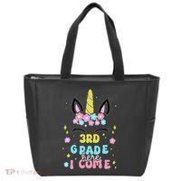 Third Grade Here I Come Unicorn Back To School Tote Bag thumb 0