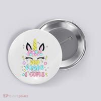 Third Grade Here I Come Unicorn Back To School Button thumb 0
