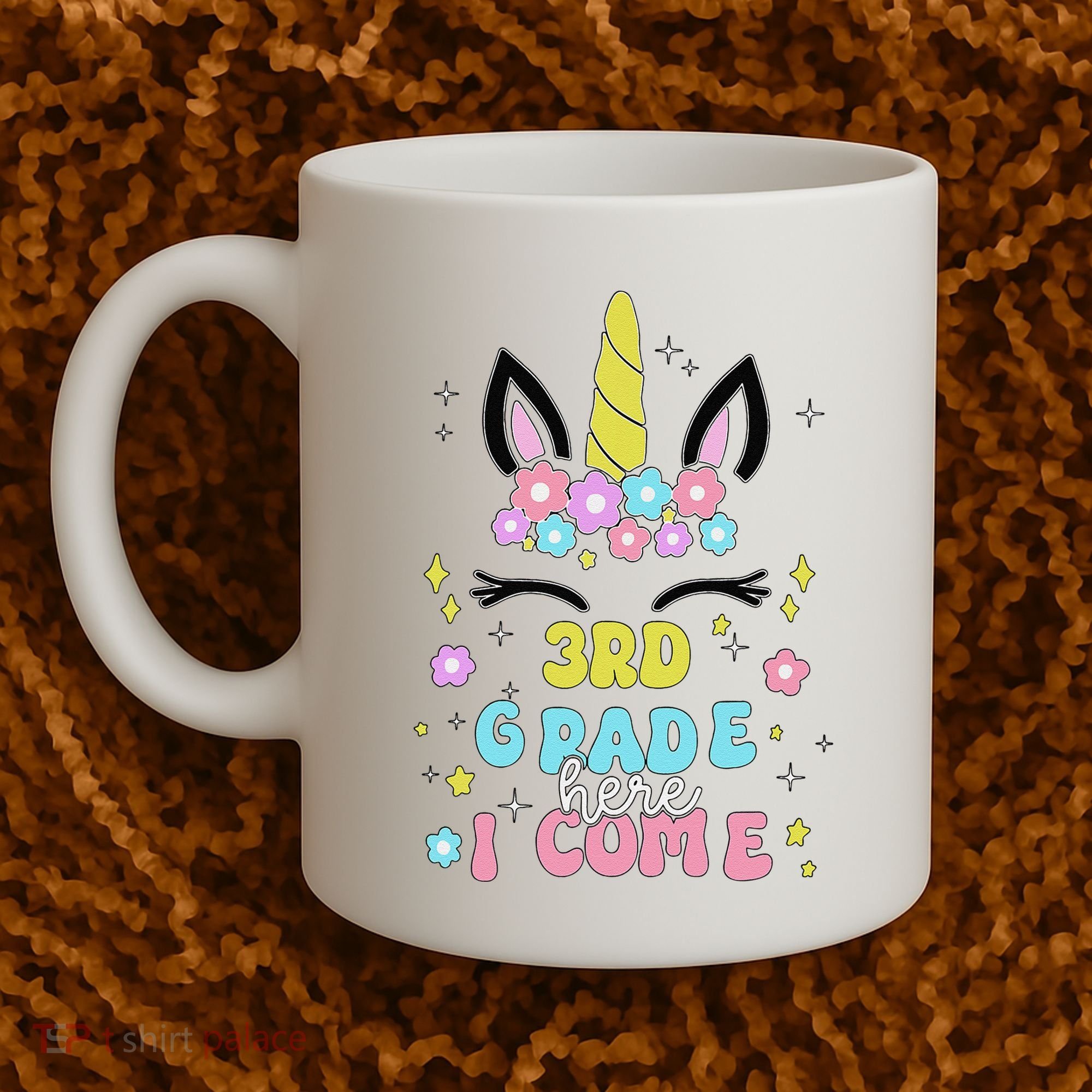 Third Grade Here I Come Unicorn Back To School Coffee Mug