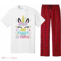 Third Grade Here I Come Unicorn Back To School Pajama Set thumb 0