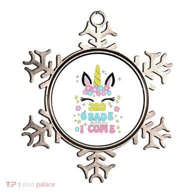 Third Grade Here I Come Unicorn Back To School Ornament