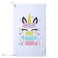 Third Grade Here I Come Unicorn Back To School Golf Towel thumb 0