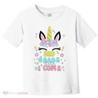 Third Grade Here I Come Unicorn Back To School Toddler T-Shirt thumb 0