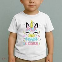Third Grade Here I Come Unicorn Back To School Toddler T-Shirt thumb 2