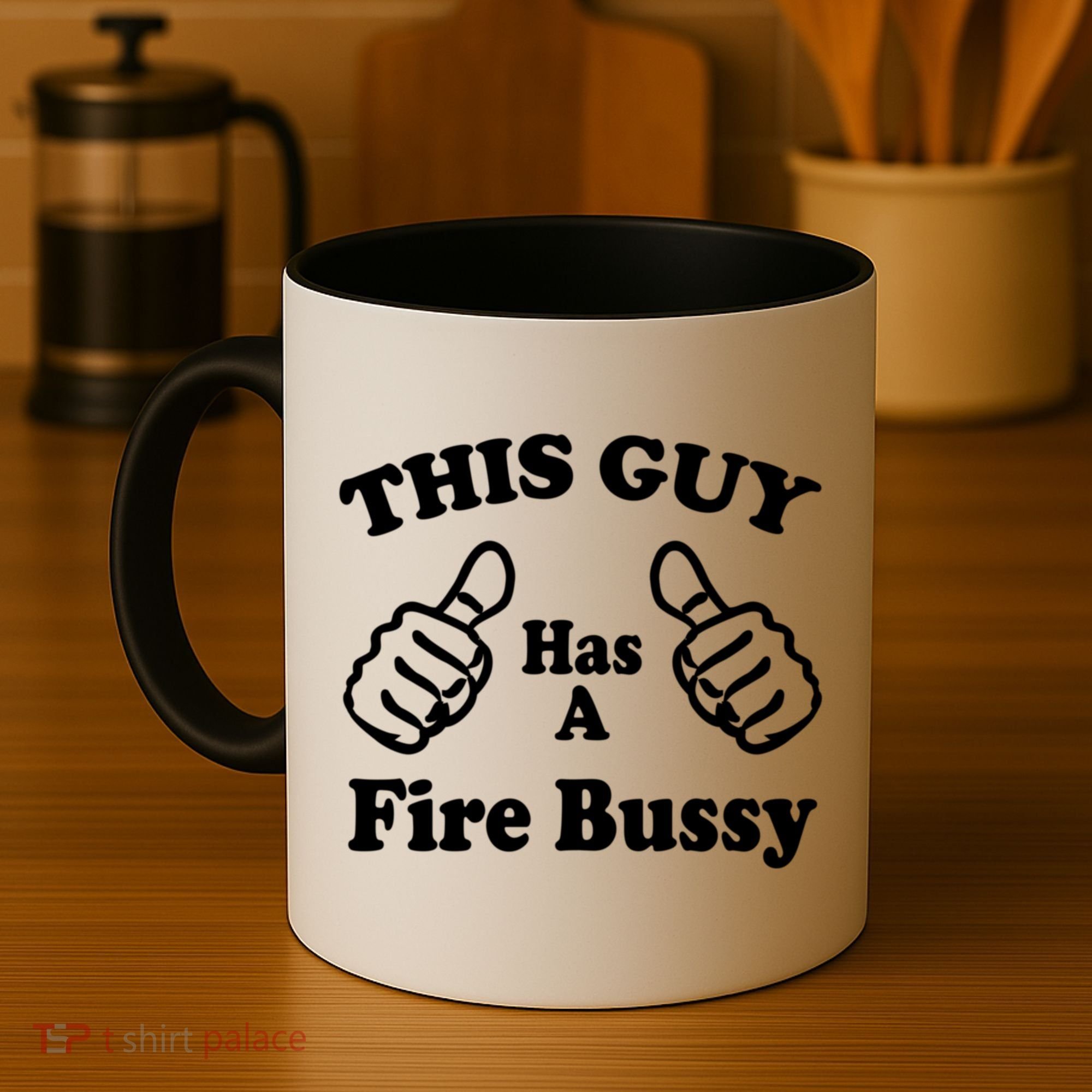 This Guy Has A Fire Bussy Funny Coffee Mug
