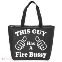 This Guy Has A Fire Bussy Funny Tote Bag thumb 0