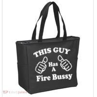 This Guy Has A Fire Bussy Funny Tote Bag thumb 2