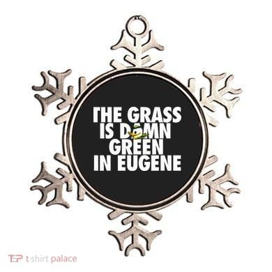 The Grass Is Damn Green In Eugene Ornament
