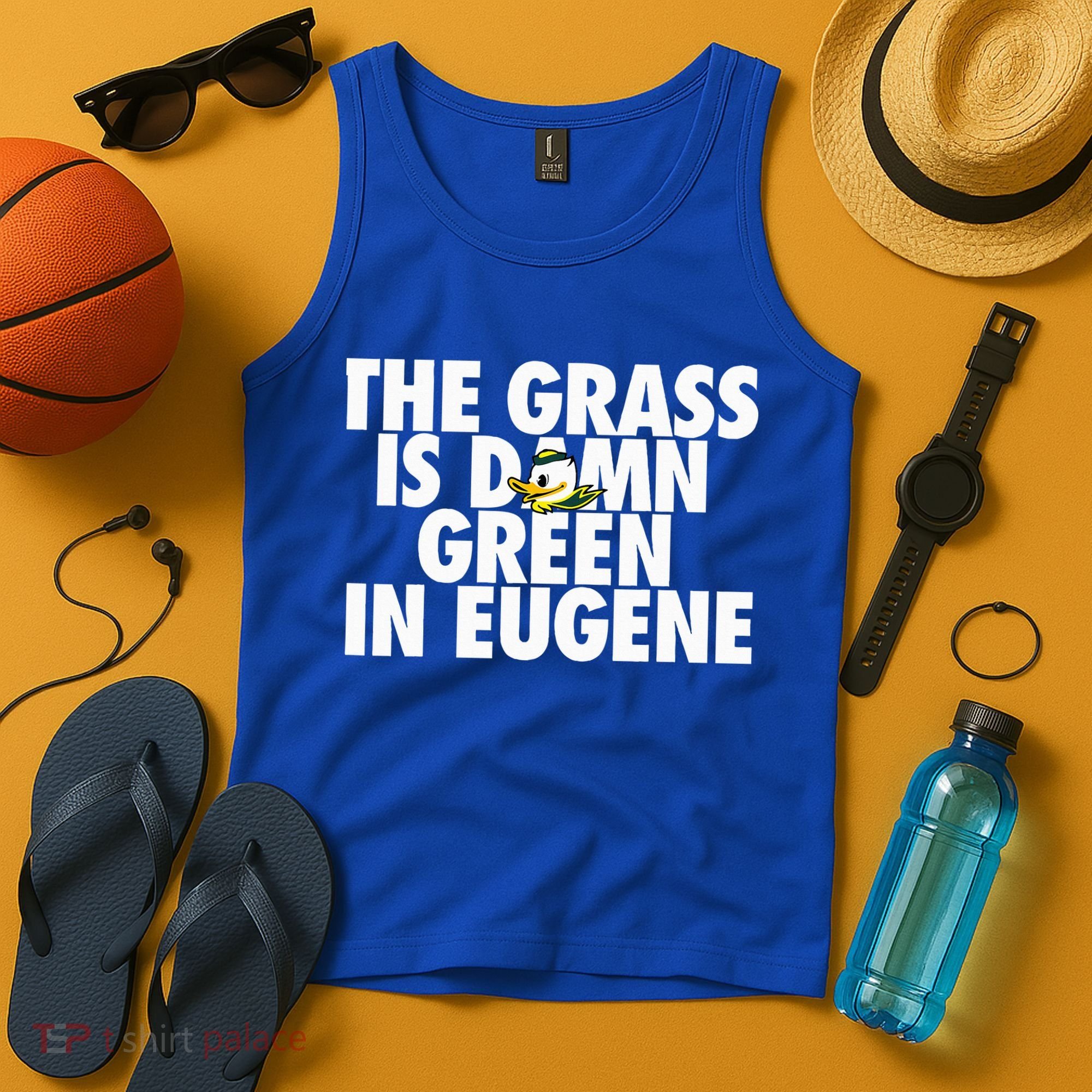 The Grass Is Damn Green In Eugene Tank Top