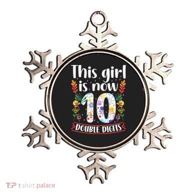 This Girl Is Now Double Digits 10 Year Old 10th Birthday Ornament