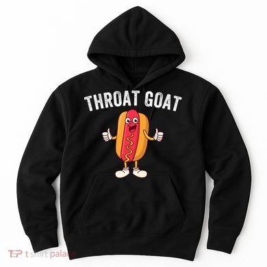Throat Goat Inappropriate Comment Funny Gag Gift White Elephant Prank Gift Hoodie