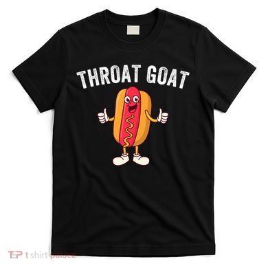 Throat Goat Inappropriate Comment Funny Gag Gift White Elephant Prank Gift T-Shirt