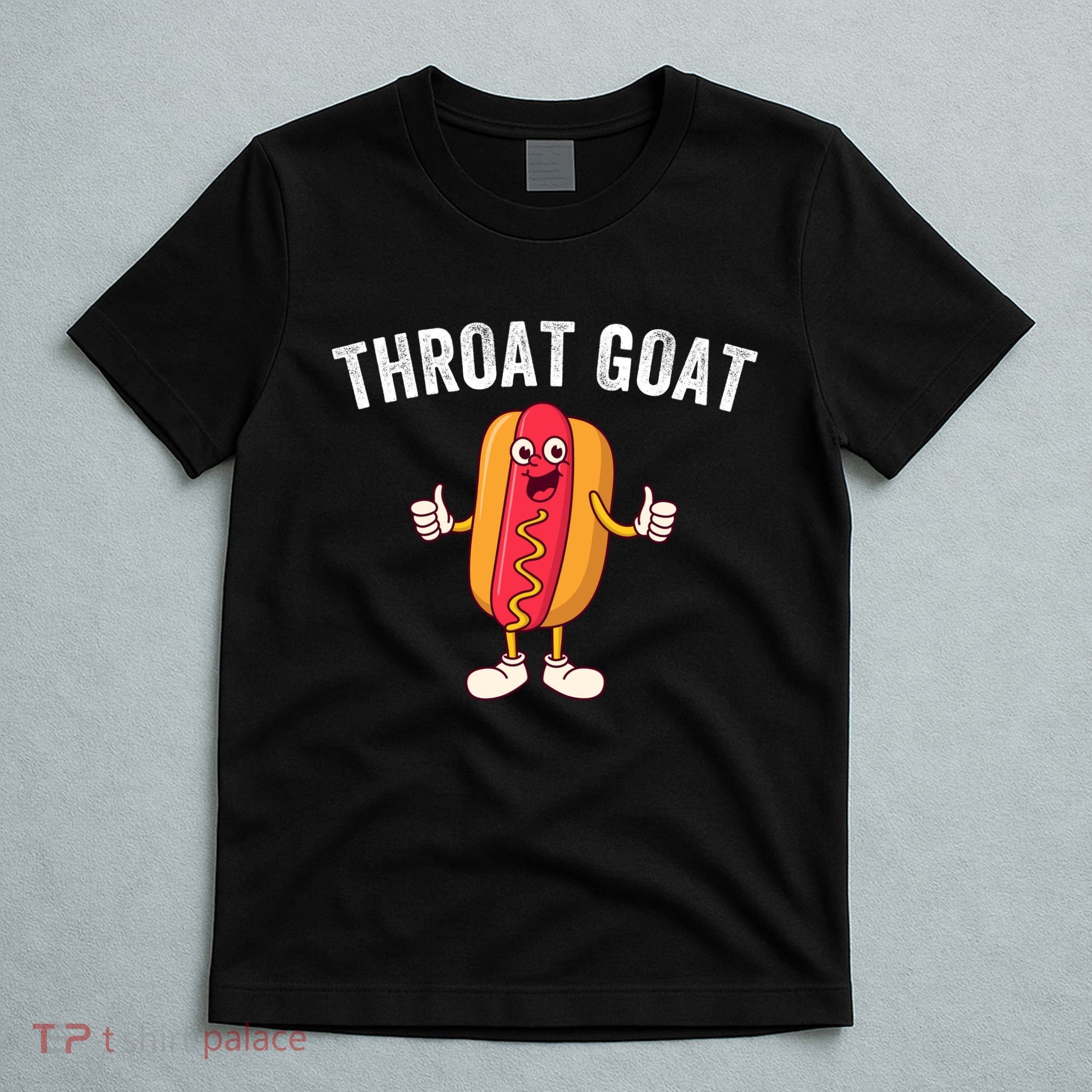 Throat Goat Inappropriate Comment Funny Gag Gift White Elephant Prank Gift T-Shirt