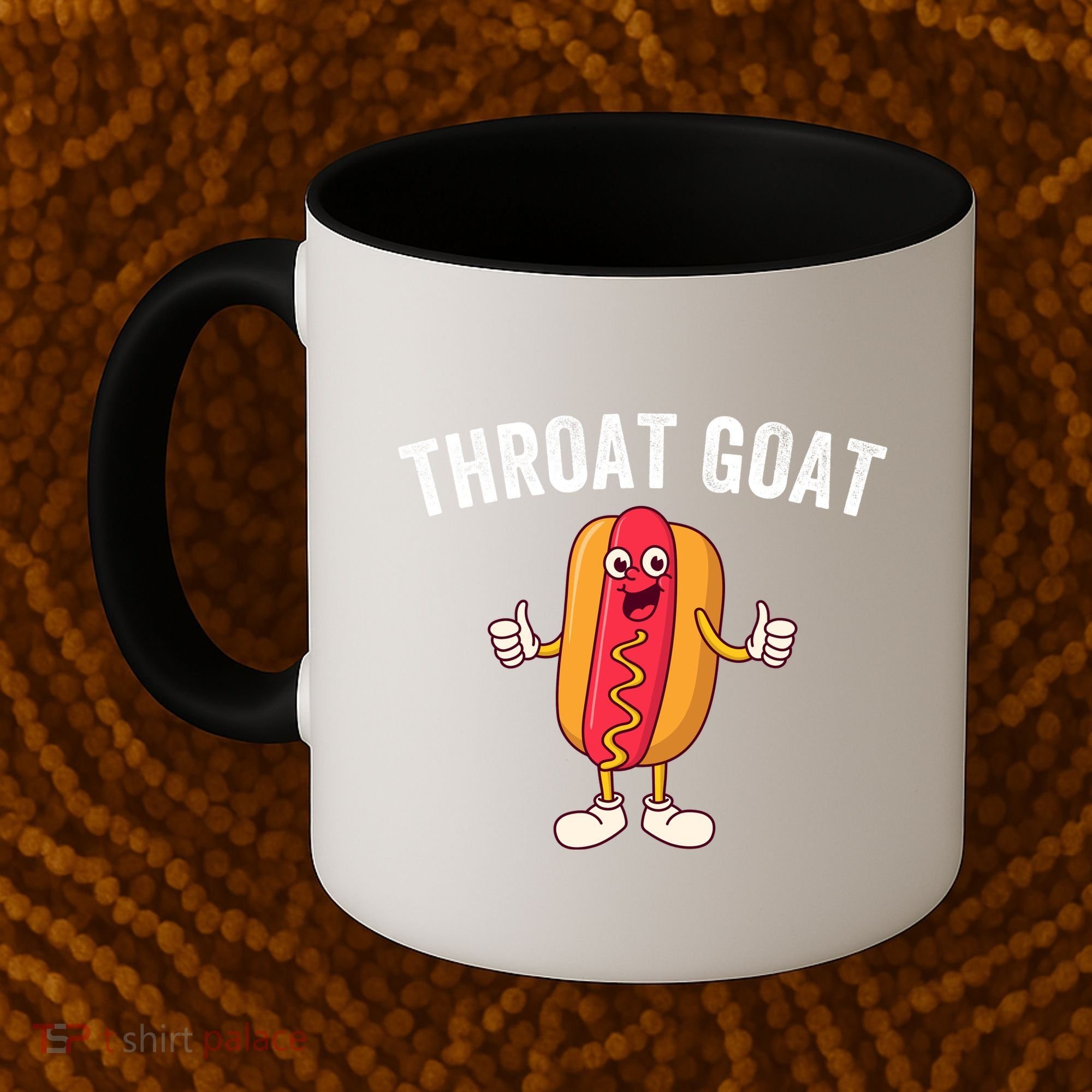 Throat Goat Inappropriate Comment Funny Gag Gift White Elephant Prank Gift Coffee Mug