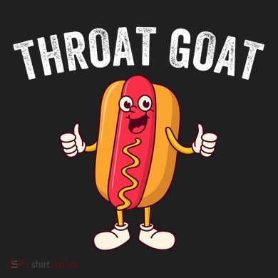 Throat Goat Inappropriate Comment Funny Gag Gift White Elephant Prank Gift Urban Oversized Heavyweight T-Shirt