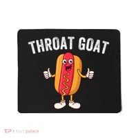 Throat Goat Inappropriate Comment Funny Gag Gift White Elephant Prank Gift Mousepad thumb 0