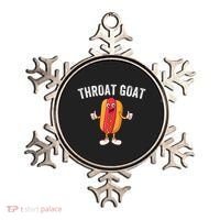 Throat Goat Inappropriate Comment Funny Gag Gift White Elephant Prank Gift Ornament thumb 0
