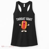 Throat Goat Inappropriate Comment Funny Gag Gift White Elephant Prank Gift Women's Tank Top thumb 0