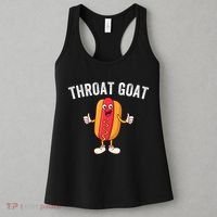 Throat Goat Inappropriate Comment Funny Gag Gift White Elephant Prank Gift Women's Tank Top thumb 3