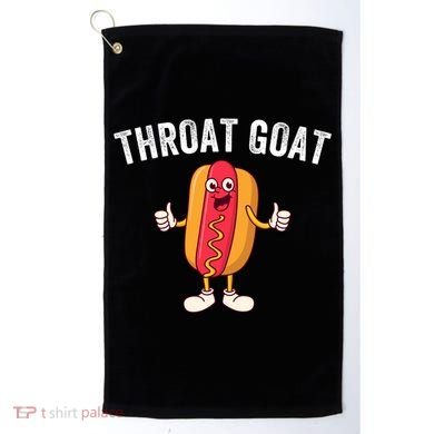Throat Goat Inappropriate Comment Funny Gag Gift White Elephant Prank Gift Golf Towel